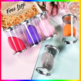 Colourful Beauty Sponge Cosmetics Beauty Tools Foundation Cushion Blending Makeup Puff Accessories Custom Logo with Box