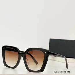 Sunglasses 2024 Selling Fashion Square Designer Luxury Women's Cat Eye Classic Retro Glasses UV400