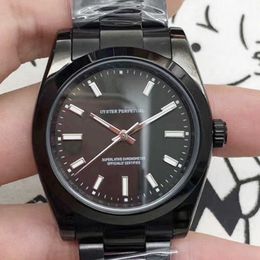 Designer Watch reloj watches AAA Mechanical watch log light black gray night light calendar free steel strip automatic mechanical table rz10