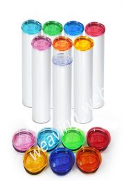 colorful sliding lids use for 15oz 20oz Stainless steel straight tumbler 15oz 20oz 25oz glass can Replacement Lid Spill Proof Spla8439503