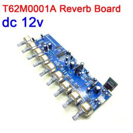 Amplifier T62M0001A Karaoke Reverb Board Tone Preamp Preamplifier Board Trebel Bass Adjustment control Stereo music amplifier Bluetooth