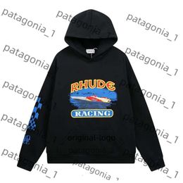 rhude jacket Summer autumn men designer jacket sweatshirt oversized rhude long sleeve zipper windbreaker mens clothing hoodies Tops 6781