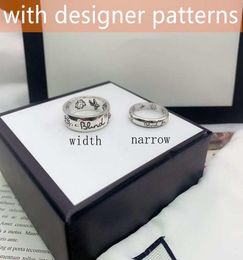 Fashion couple ring in 925 sterling silver wearable Jewellery for men women and children the first choice holiday gifts6788899