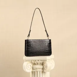 Shoulder Bags Women Bag Underarm Crocodile Pattern Female 2024 Fashion Multi-Layer Long Messenger Luxury Handbags Sac