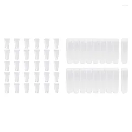 Storage Bottles 50Pcs 15Ml Refillable Tube Empty Lotion Bottle Soft With 18Pcs 30Ml Travel Size Plastic Distribution