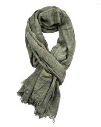 Scarves Men Autumn Winter Cotton Linen Wraps Ring Scarf Khaki Black Navy Pink Warm Long Fashion Brand Men39s Shawl Neckwear7708075