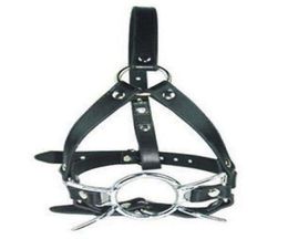 O ring costume party fancy dress leather strap spider mouth gag full spider gag R562918060