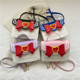 Shoulder Bags Fashion Minimalist Kawaii Messenger Bag High-capacity Pu Leather Chain Bags Solid Colour Underarm Handbags Single Shoulder Bag