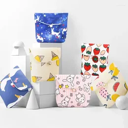 Storage Bags Korean Cute Cartoon Large Capacity Sanitary Napkin Girls Physiological Period Tampon Organiser Bag Mini