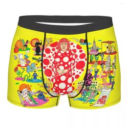 Underpants Custom Novelty The World Of Yayoi Kusama Boxers Shorts Panties Men's Comfortable Briefs Underwear