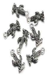 100PCS 24x13mm Antique Silver Colour Alloy Small Accessories Coral Pendant Plant Cactus Charms for Necklace DIY Making Jewellery Find6946156