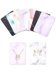 Jewelry Pouches 50pcs/lot Color Earring Cards Necklace Display Tags For Women Girls Gifts Packaging Ear Studs Tag Card Wholesale