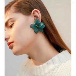 Stud Earrings Beautiful Baroque Super Fairy Retro Flower European And American Fashion Exaggerated For Women