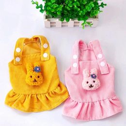 Dog Apparel Clothes For Dogs Vest Teddy Cat Pet Clothing Jean Vests Harnesses Leads Dresses Skirts