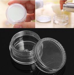 Plastic 3ml Cosmetic Jar Empty Eyeshadow Case Face Cream Bottles Glitter Container Eye Shadow Empty Nail Pots Beauty Tool DBC BH367347580