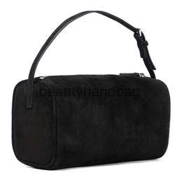 The Row TR Reverse Bag Designer Suede Bag Mini Simple Handbag Leather Female NCS9