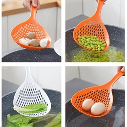 Tea Scoops Large Size Cooking Slotted Handheld Strainer Colander Spoon Skimmer With Long Handle For Filter Vegetable Pasta