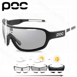Sunglasses Eyewear POC Pochromic 5 Lens Polarised Sunglasses Men Women Cycling Glasses Men Women Bike Bicycle Goggles Outdoor Sport 675