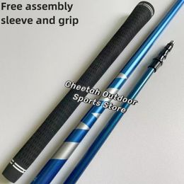 Golf Shaft blue tube Drivers Wood SR R S Flex Graphite Free assembly sleeve and grip 240422