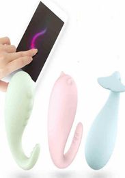 LIBO USB Rechargeable Soft Silicone Vibrating Egg Wireless APP Remote Control Bluetooth Connection Mini Vibrator For Female 174076351492