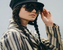 Newest brand sunglasses Square frame sunglasses women fashion oversize women eye wear grey lens with original box9920543