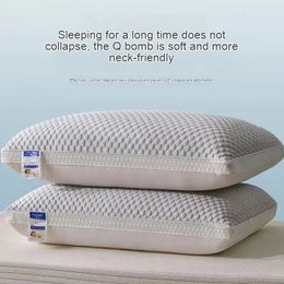 Summer 3D Cool Bean Pillow for Cervical Neck Protection and Sleep Aid Pillow Core 1pc Pillow Core with Ice Silk Cool Feeling 240423