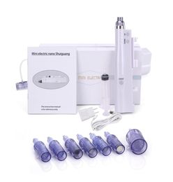 selling 2 in 1 Electric Microneedling Auto Crystal Injector Mesotherapy Gun Nano Needle Derma Pen2534745
