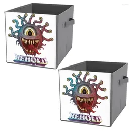 Storage Bags Dungeons And Dragons Behold Beholder Folding Box Tank Dust Proof Classic Of Socks Handle On
