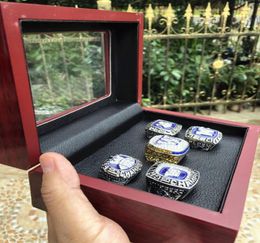 5pcs Blue 1962 2019 Bomber s CFL Grey Cup Ring Set With Wooden Display Box Sport Souvenir Men Fan Gift 2023082174