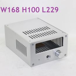 Amplifier New On Sale Size W168 H100 L229 All Aluminium Gall Housing AMP Chassis Mini Size Power Amplifier Supply Case Decoder Chassis