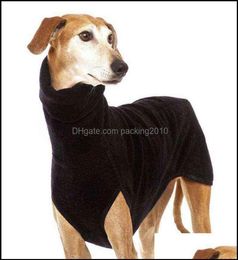 Dog Apparel Supplies Pet Home Garden S5Xl Greyhound Clothes Winter Autumn Turtleneck Coat Jacket Pharaoh Hound Great Dane Plove8990941