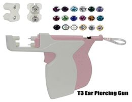 New Arrival T3 Professional Ear Piercing Gun Ear Piercing Instrument Tool Steel Earring Stud For Sold Set4023702