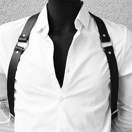 Cinture 1pc Donne sexy uomini maturi uomini gentiluomo regolabile in pelle cablaggio per la parte della parte della parte della parte della testa nera black punk fantasia costumi accessori per abbigliamento 258n 258n