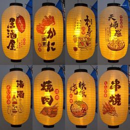 Decorative Figurines Japan PubHouse Silk Lantern Design Waterproof Lamp Small Hang Light Bar Decor Pub House Mix