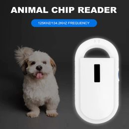 Scanners Pet RFID Card Reader 134.2Khz Smart Chip Handheld ID Scanner ISO11784/5 Animal FDXB/A Glass Tube Cat Dog Horse Tag Transponder