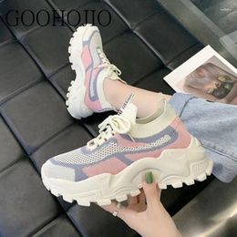 Casual Shoes Women Comfortable Breathable Female Mesh Air Cushion Ligh Soft Running Gym Socks Sneakers Jogging