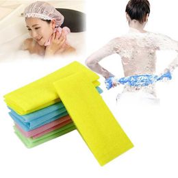 Bath Tools Accessories Beautiful Skin Removal Fabric Wash Cloth Japanese Bathing Towels Nylon Polishing Colours Randomly Sent Q240430