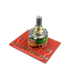 Amplifier DLHiFi 4 ways input Signal selector switch PCB board with ALPS Potentiometer For HiFi Amplifier