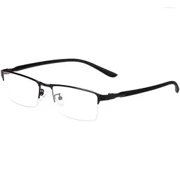 Sunglasses Frames 54mm 2024 Titanium Alloy Man Square Glasses Frame Prescription Optical Eyeglasses 1076