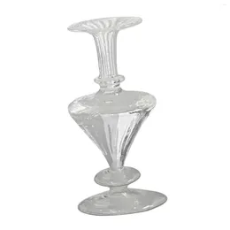 Vases Glass Vase Simple Elegant Modern Flower Pot Table Centrepiece For Party Bedroom TV Cabinet Entrance Home Decoration