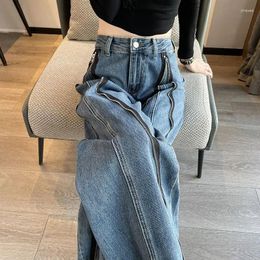 Women's Jeans Spring Summer American Vintage Women Flare Camouflage High Waist Street Casual Trousers Baggy Hip-hop Denim Pants S246