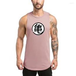 Men's Tank Tops Brand Gym Clothing Fitness Mens Bodybuilding Running Sport Sleeveless Shirt Summer Cotton Breathable Muscle Tee