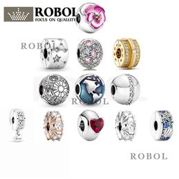 2022 newest story toy series charm 925 Sterling Silver Charms for Bracelets DIY Jewelry Jewelry Round Solitaire Clip wholesale box5173342