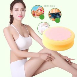 Painless Hair Removal Depilation Sponge Doublesided Pad Round Shape Waxing Polishing Face Arm Leg Hair Removal Tool5382003