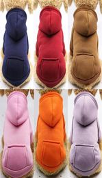 Dog Apparel Hoodies Autumn And Winter Warm Sweater For Dogs Coat Jackets Cotton Puppy Pet Overalls Clothes Costume Cat229S47858237733753