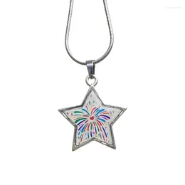 Pendant Necklaces Adjustable Chain Length Fashion Necklace With Unique Star Pattern Neck Jewellery