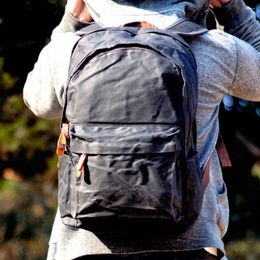 Backpack Cloth Ladies Wax Canvas Bag Retro Outdoor Large Men's Mountaineering