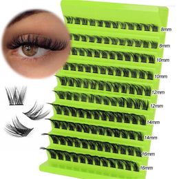 False Eyelashes Cluster Lashes 120 Bundles Natural Eyelash Extension Volume Individual Mixed Tray Faux Mink