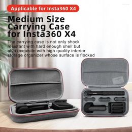 Storage Bags EVA Sports Camera Accessories Wear-resistant Shockproof Case Waterproofing Velvet Protective Sleeve For Insta360 X4