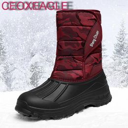 Boots 2024 Keep Warm Ankle Shoes Women Winter High Comfort Casual Hook & Loop Snow Fashion
